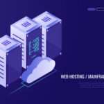 A workspace setup with a laptop displaying a web hosting dashboard, symbolizing efficient management and the best hosting solutions for businesses.