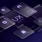 A web developer optimizing user experience through responsive design and intuitive navigation on a modern website.