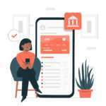 Illustration of robust online banking safety measures for digital banking