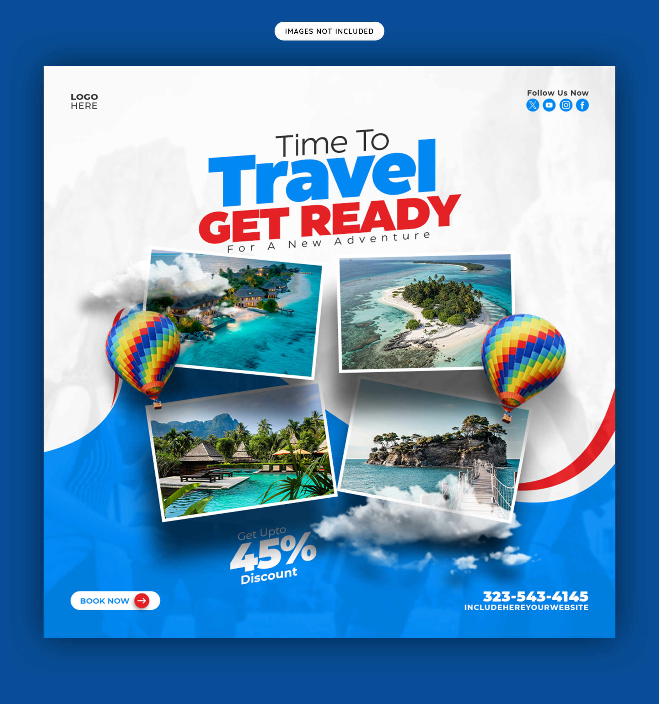 Illustrated checklist of essential documents for international travel, including passport and visa.