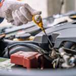 Checking vehicle tire tread depth for maintenance