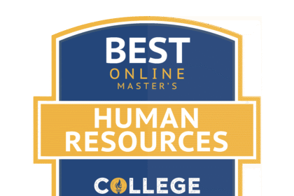 A student studies for their accredited online master's in human resources, considering top universities for HR management.