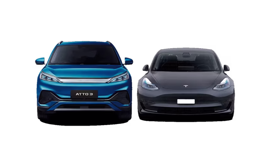 Tesla Model 3 vs BYD Atto 3 in 2026